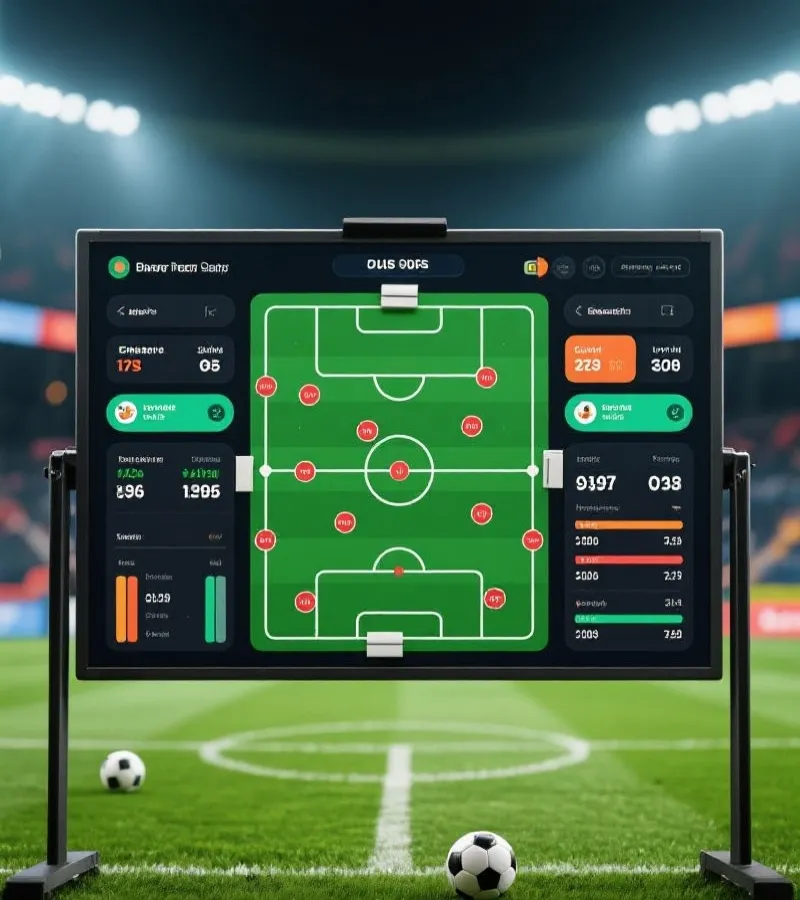 滚球盘口类型与赛中数据关系示意图